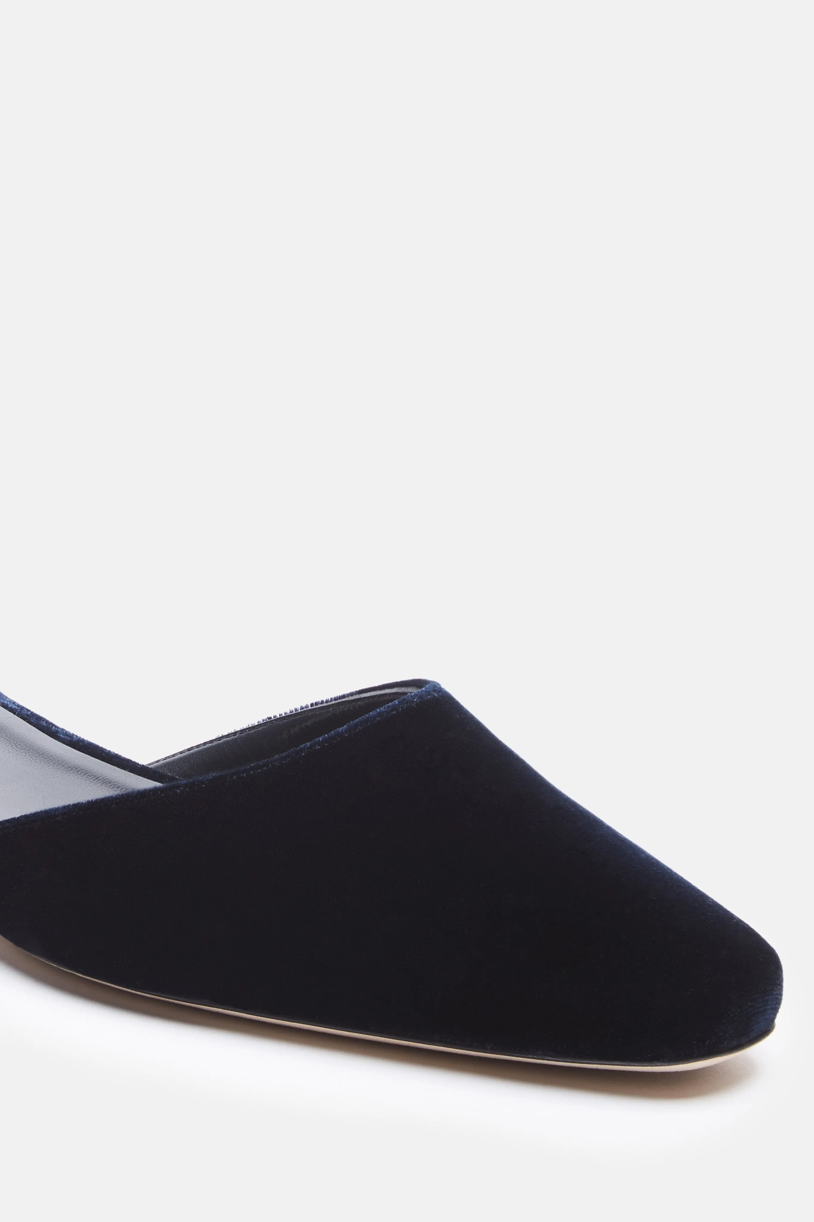 Okaya Mule - Navy Velvet