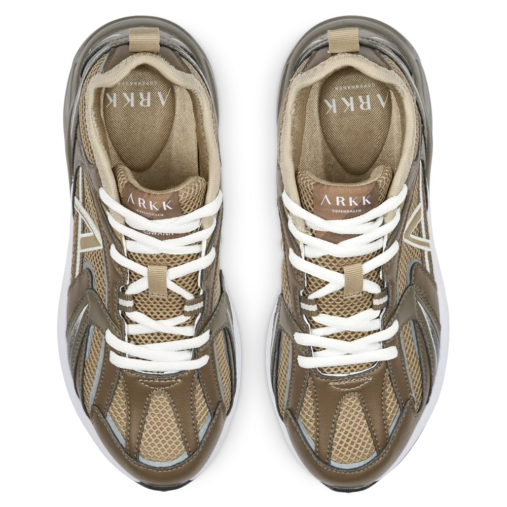 Oserra Mesh S-SP | Silver Mink Dark Khaki | Men