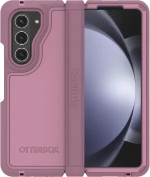 OtterBox Galaxy Z Fold5 Defender Series XT Case - Mulberry Muse (Purple), Screenless, Rugged Hinge Protection, Lanyard Attachment, PowerShare and Wireless Charging Compatible