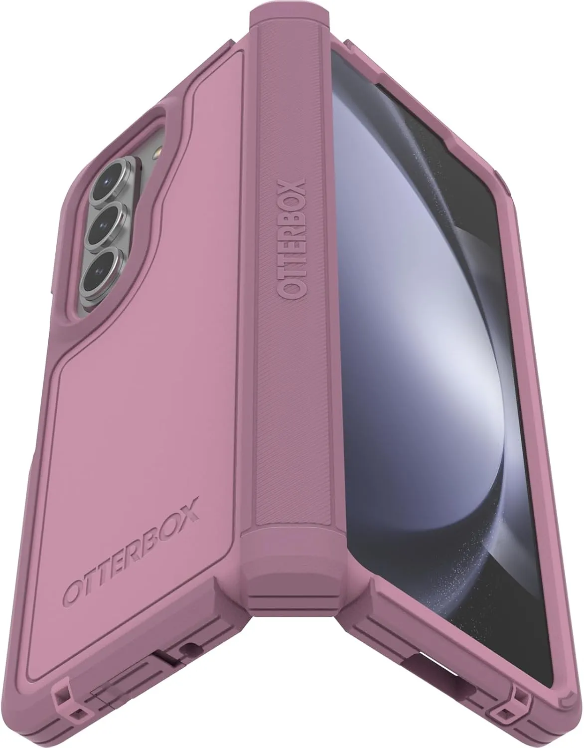OtterBox Galaxy Z Fold5 Defender Series XT Case - Mulberry Muse (Purple), Screenless, Rugged Hinge Protection, Lanyard Attachment, PowerShare and Wireless Charging Compatible