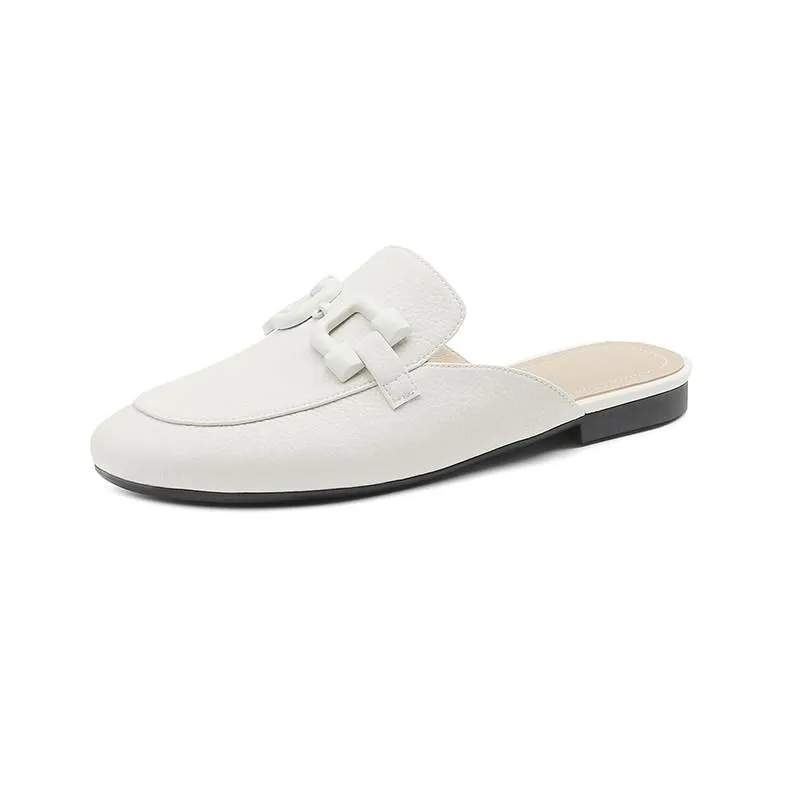 Pastel Horsebit Buckled Mule Slippers - 6 Colors