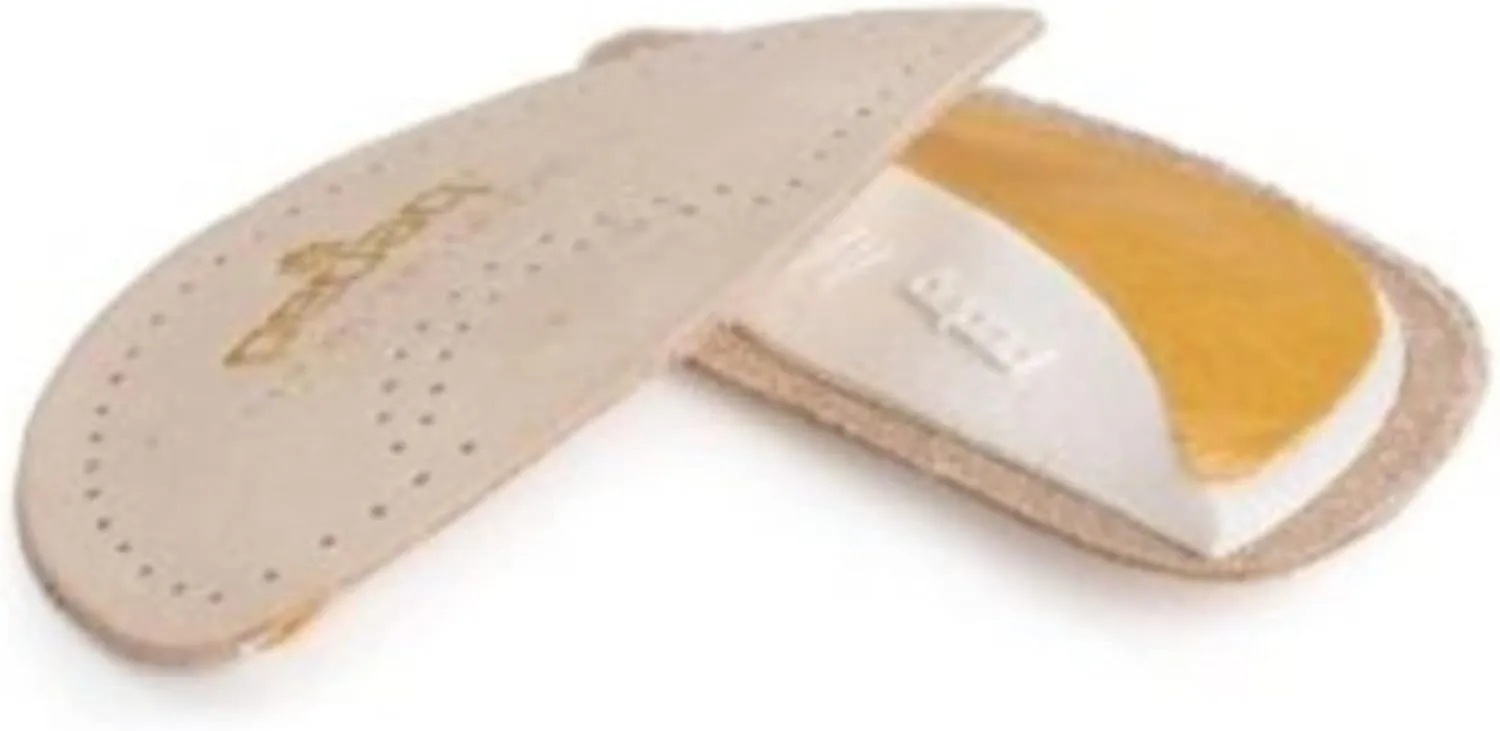 Pedag Pedag 165 Balance Leather, Self Adhesive Arch Support, Flatfoot Wedge, Tan, Large (Women's 9 to Men's 9)
