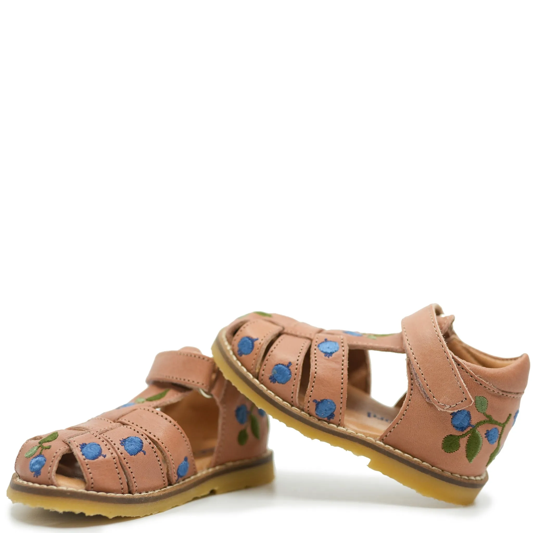 Petit Nord Blueberry Closed Toe Velcro Sandal