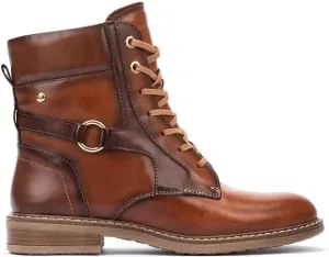 PIKOLINOS Flat Ankle Boots Leather Aldaya for Woman