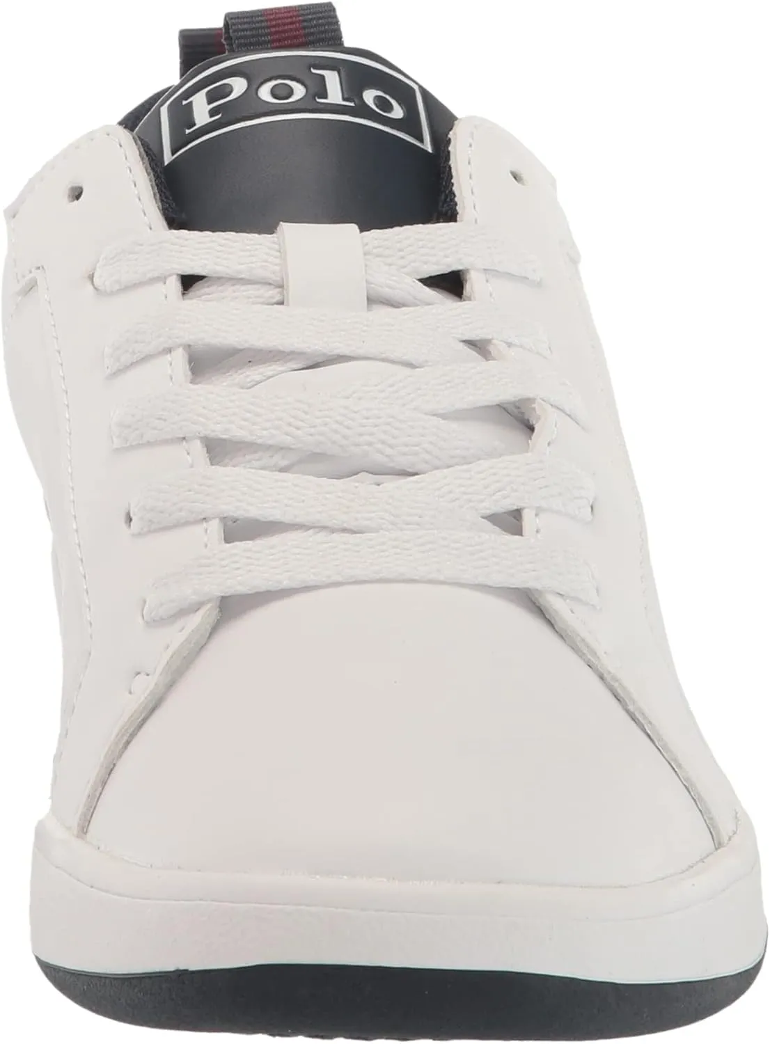 POLO RALPH LAUREN Boy's Heritagecourtbear Wht/Ny/Tggle Sneaker