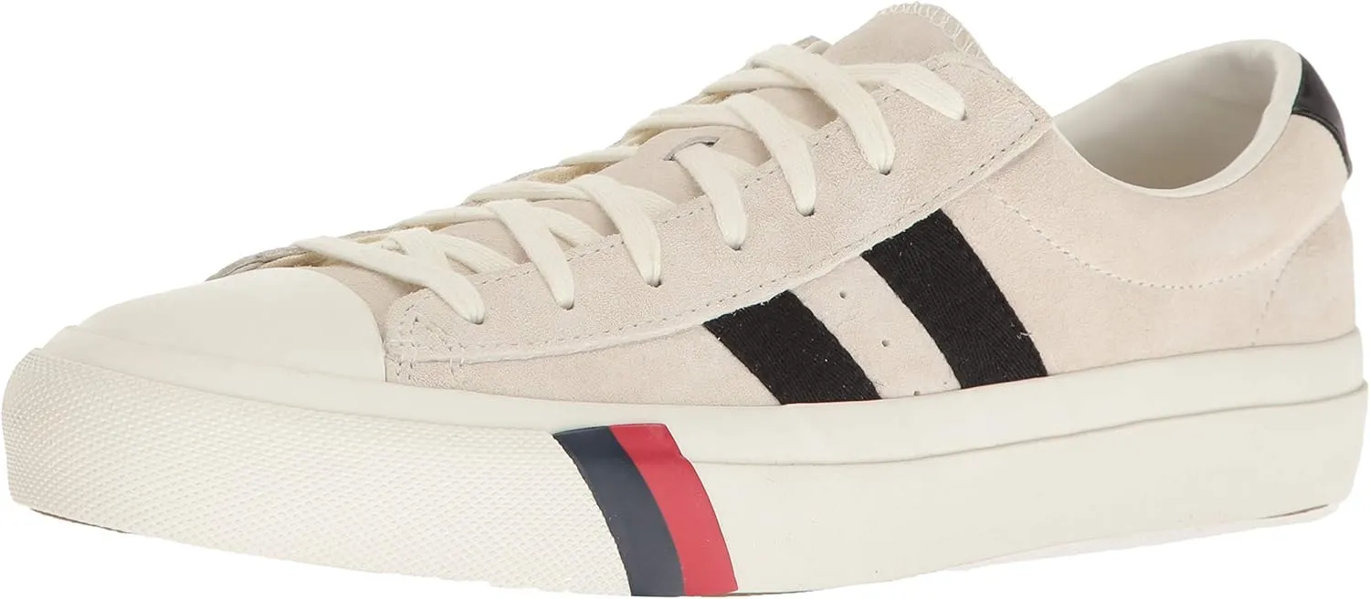 Pro-Keds Men's Royal Plus Classic Suede Sneaker, Cream, 10.5