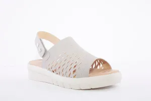 PROPET - WW1504 SLING BACK SANDAL - GREY SUEDE