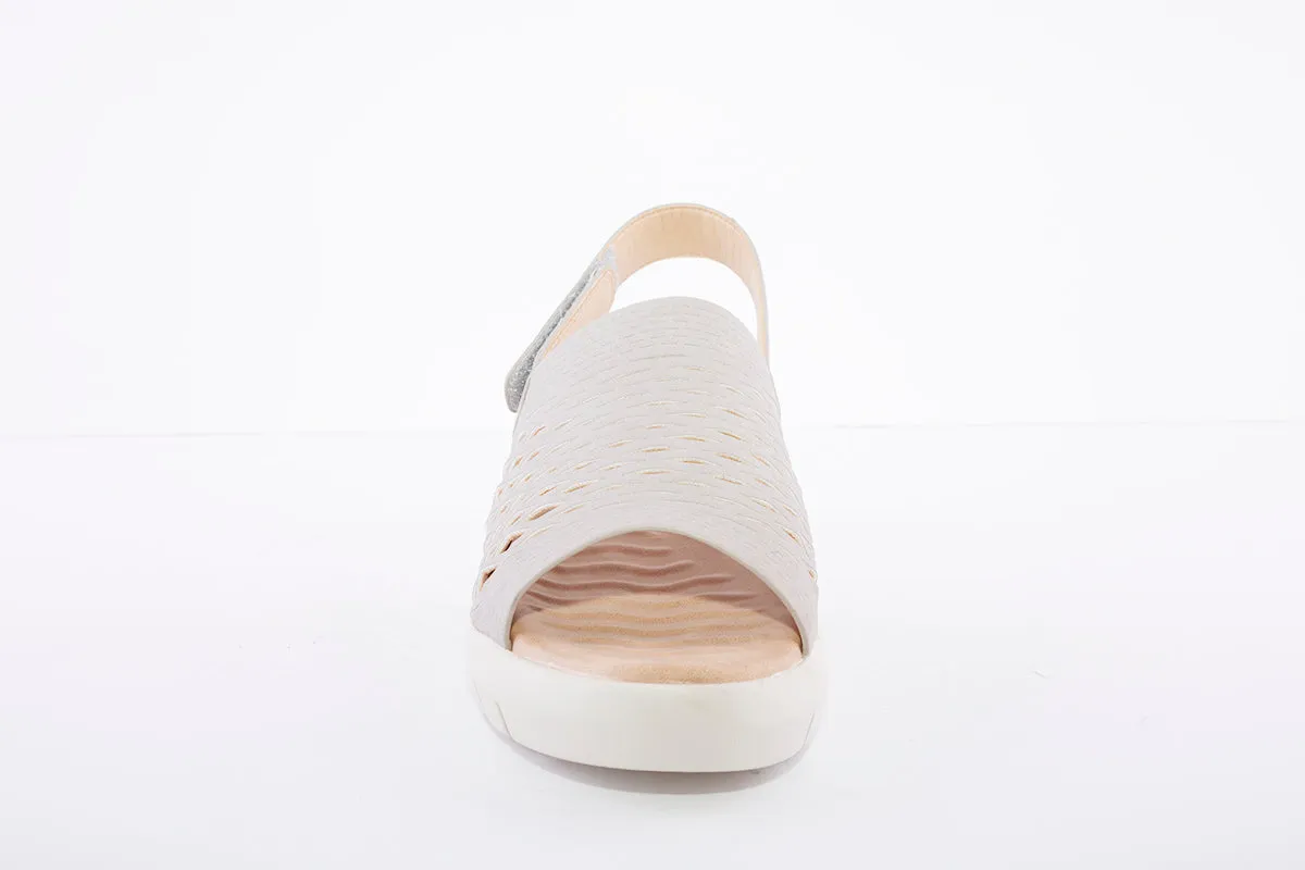 PROPET - WW1504 SLING BACK SANDAL - GREY SUEDE