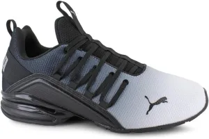 PUMA Axelion Fade 2 Running Shoe - Men's - White/Black, 10.5 M US