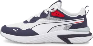 PUMA Men's Supertec Lace Up Fashion Sneaker Wht/Red 9.5 Medium US