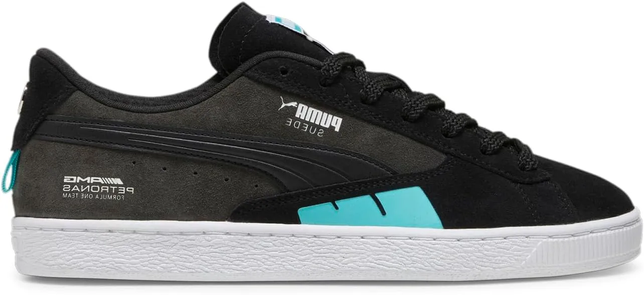 PUMA® Mercedes AMG Petronas Suede Walking Shoes for Men – Padded Insole & Collar – EVA Midsole