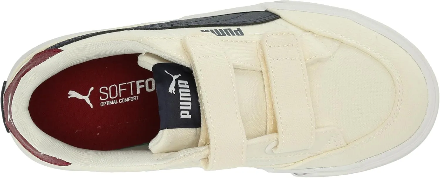 PUMA Unisex-Child Court Classic Vulc Hook and Loop Shoes Sneaker