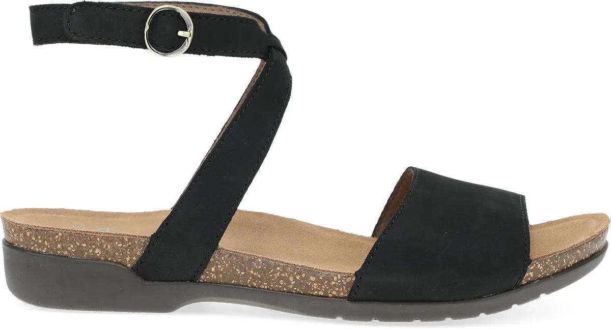 Rafferty Black Ankle Strap Sandal