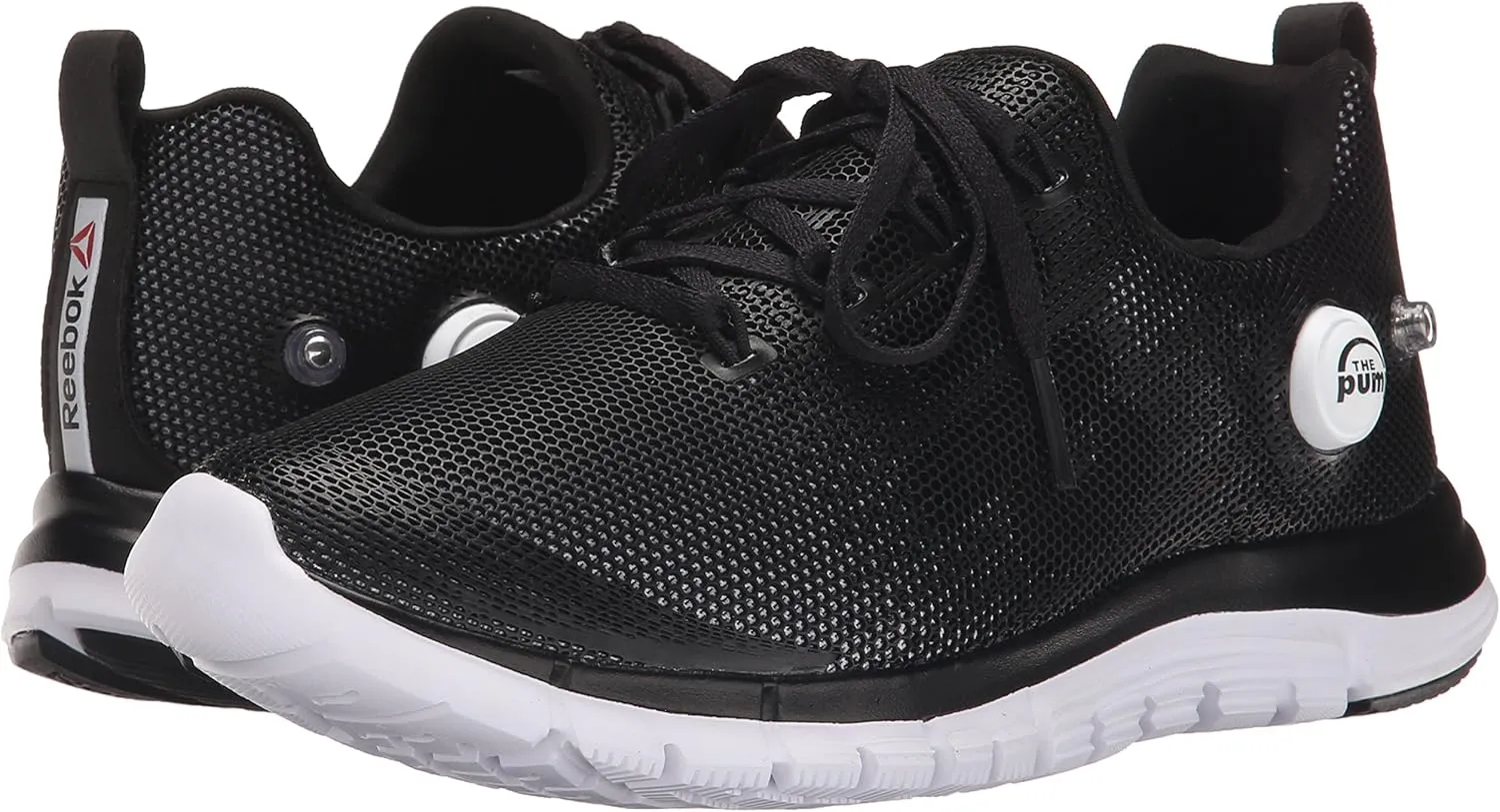 Reebok Zpump Fusion PU Running Shoe (Little Kid/Big Kid)