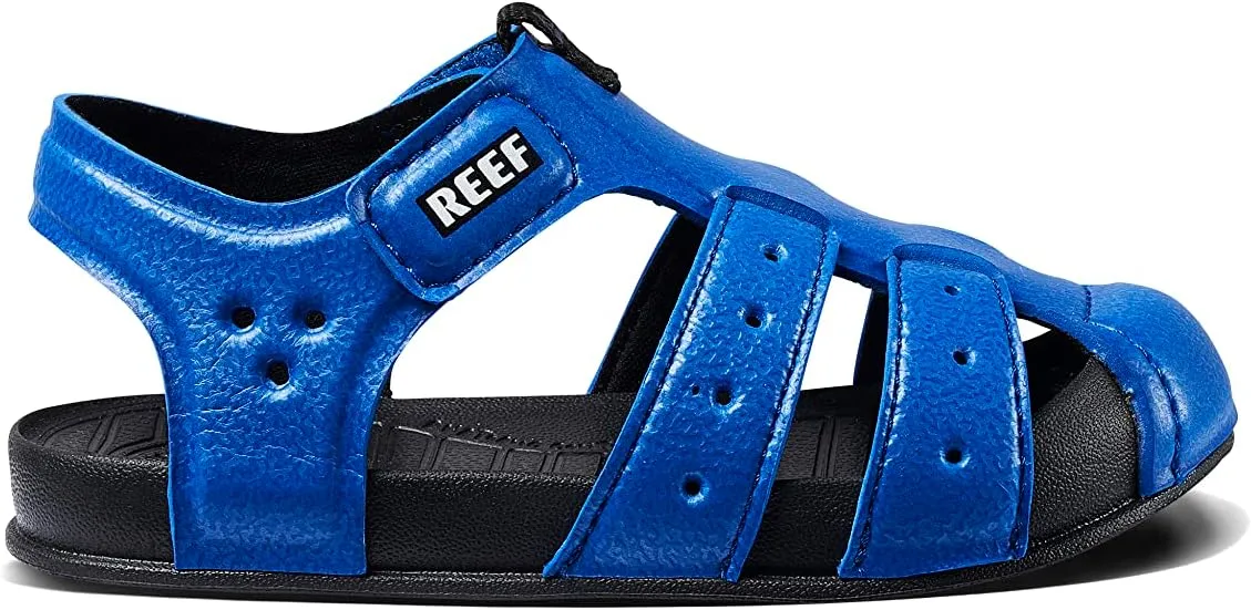 REEF Toddler/Little Kid Water Beachy Fisherman Sandal, Water Friendly, Adjustable Velcro Strap, Closed Toe