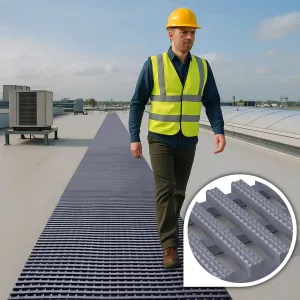 Roof Walkway Matting for Flat Roof Protection
