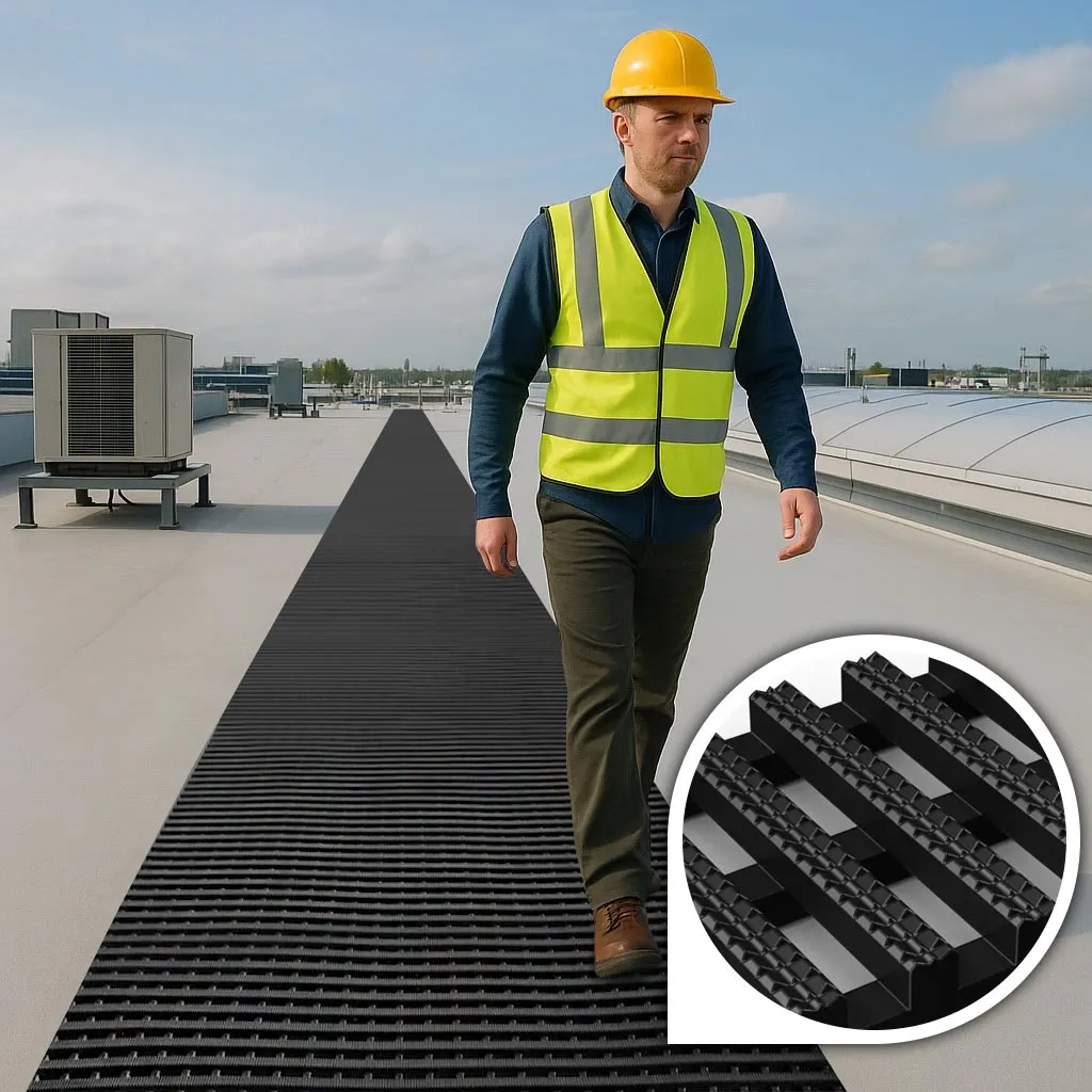 Roof Walkway Matting for Flat Roof Protection