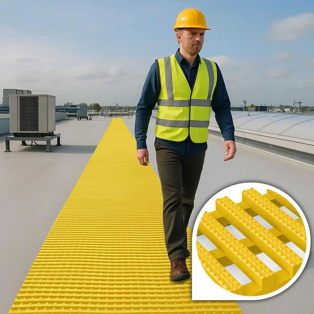 Roof Walkway Matting for Flat Roof Protection