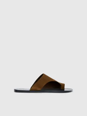 Rosa Cannella Suede Cutout sandals