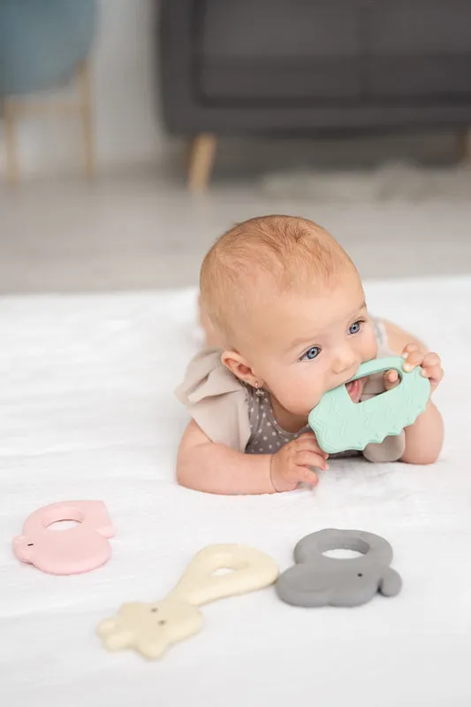 Rubber Crocodile Flat Teether