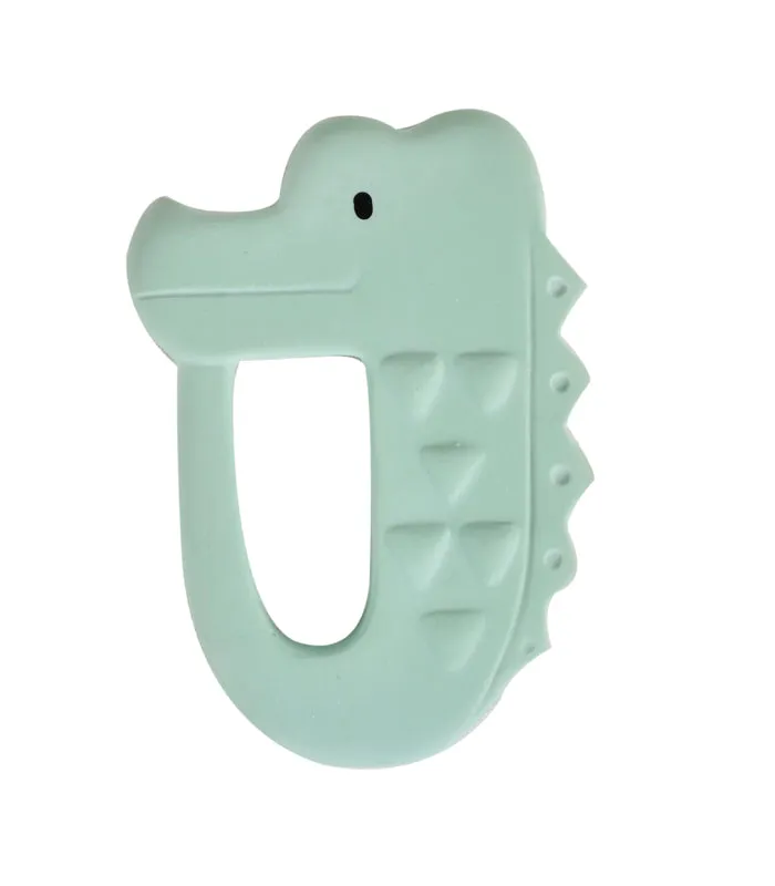 Rubber Crocodile Flat Teether