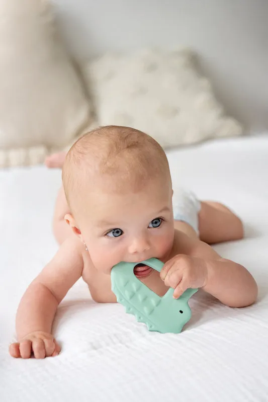 Rubber Crocodile Flat Teether