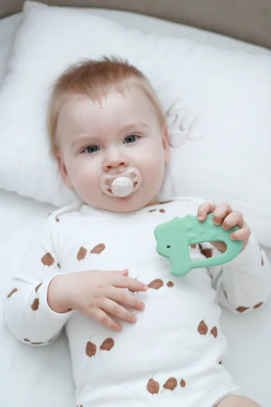 Rubber Crocodile Flat Teether