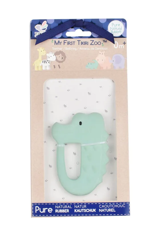 Rubber Crocodile Flat Teether