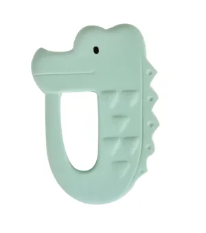 Rubber Flat Teether | CROCODILE