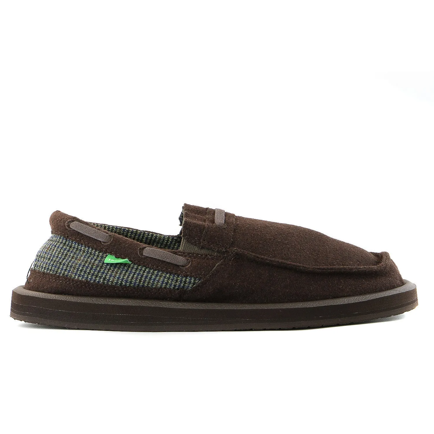Sanuk Skipjack Hookie Slip on loafer - Black - Mens