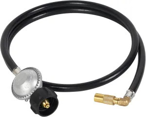 SHINESTAR 5 Feet Propane Regulator Hose for Blackstone 17 & 22 Inch Flat Top Griddle, Connect to Large Propane Tank