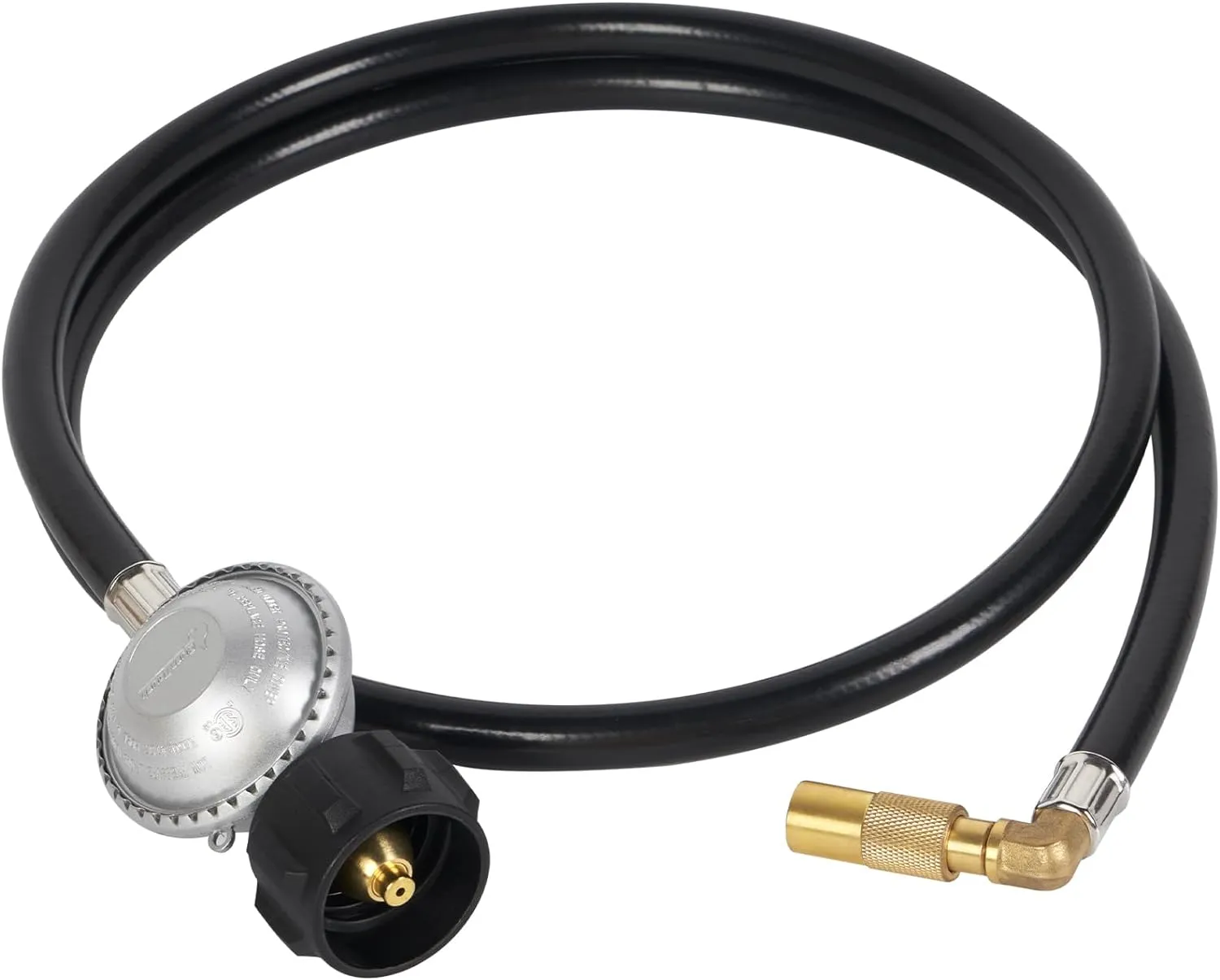 SHINESTAR 5 Feet Propane Regulator Hose for Blackstone 17 & 22 Inch Flat Top Griddle, Connect to Large Propane Tank