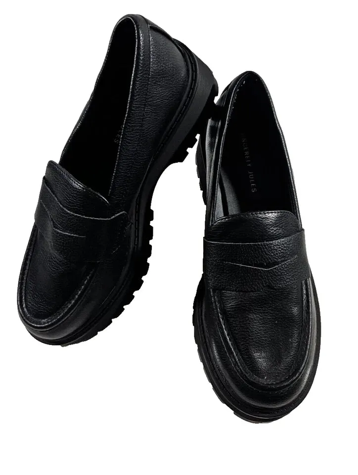 Shoes Referral discount M On Black Slip Jules Sincerely Women's 6 Loafer Heavy-duty 1/2 Pre-Owned