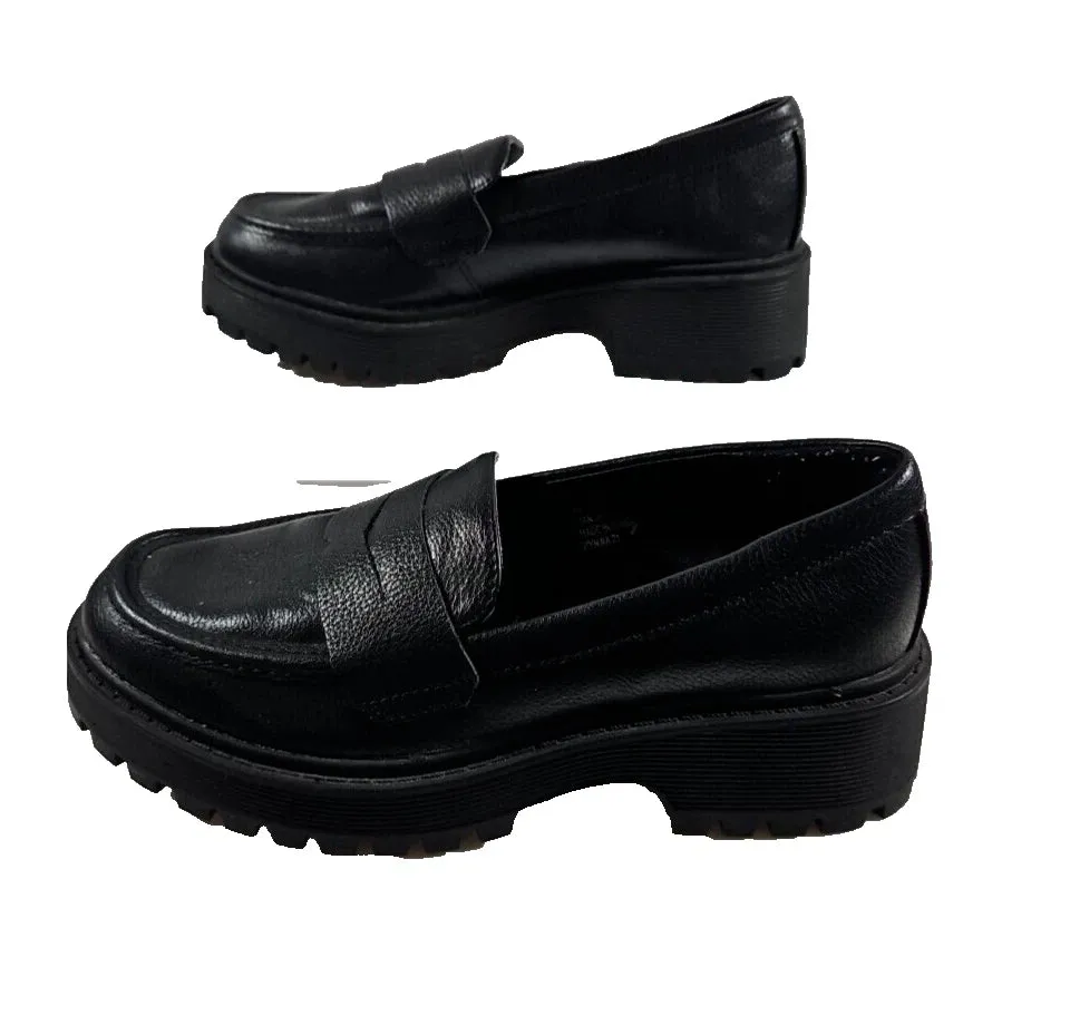 Shoes Referral discount M On Black Slip Jules Sincerely Women's 6 Loafer Heavy-duty 1/2 Pre-Owned