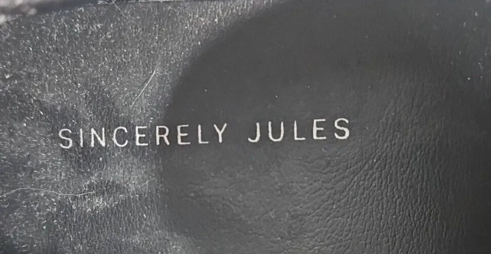 Shoes Referral discount M On Black Slip Jules Sincerely Women's 6 Loafer Heavy-duty 1/2 Pre-Owned