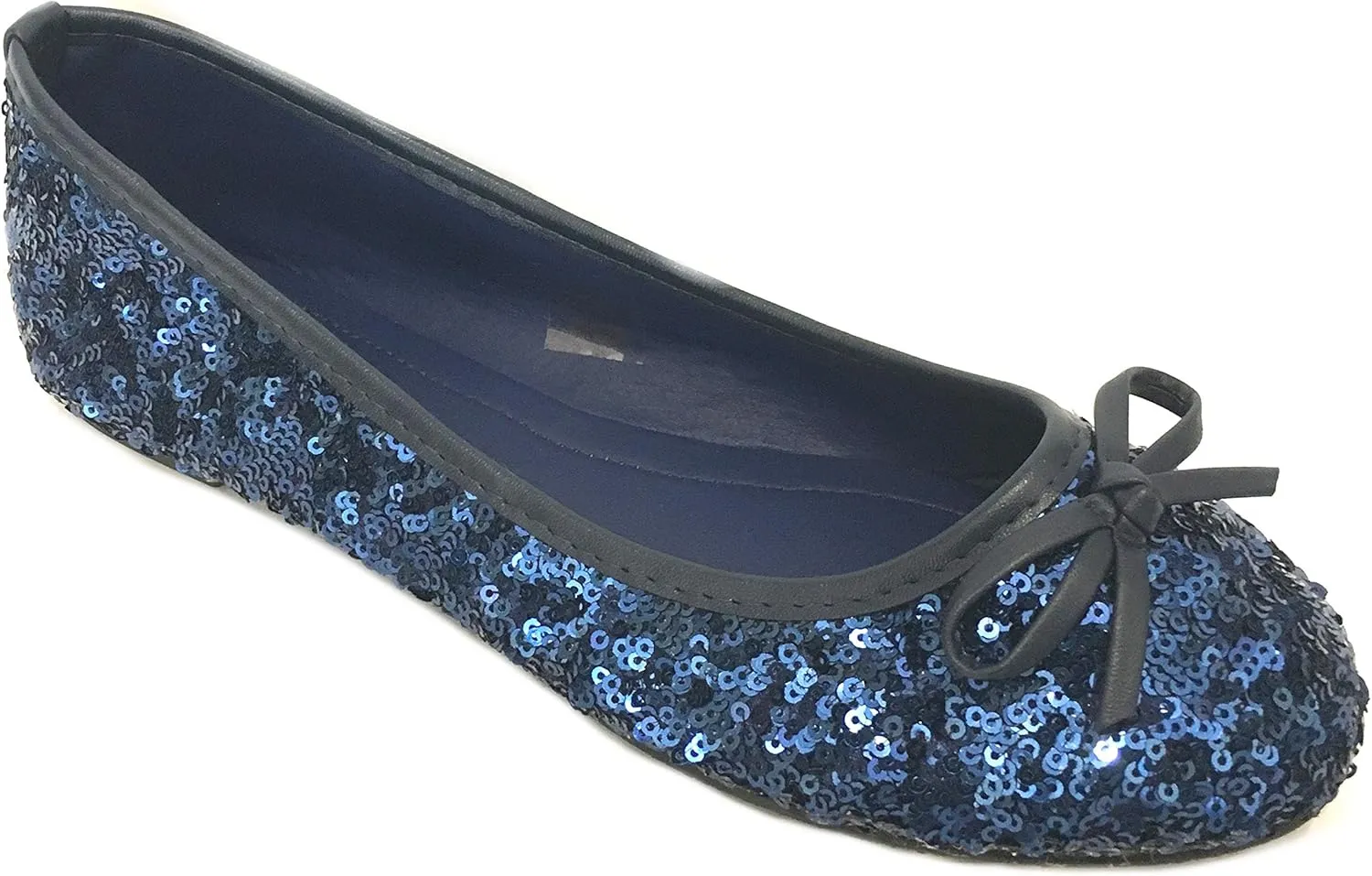 Shoes8teen Womens Sequin Ballet Flat
