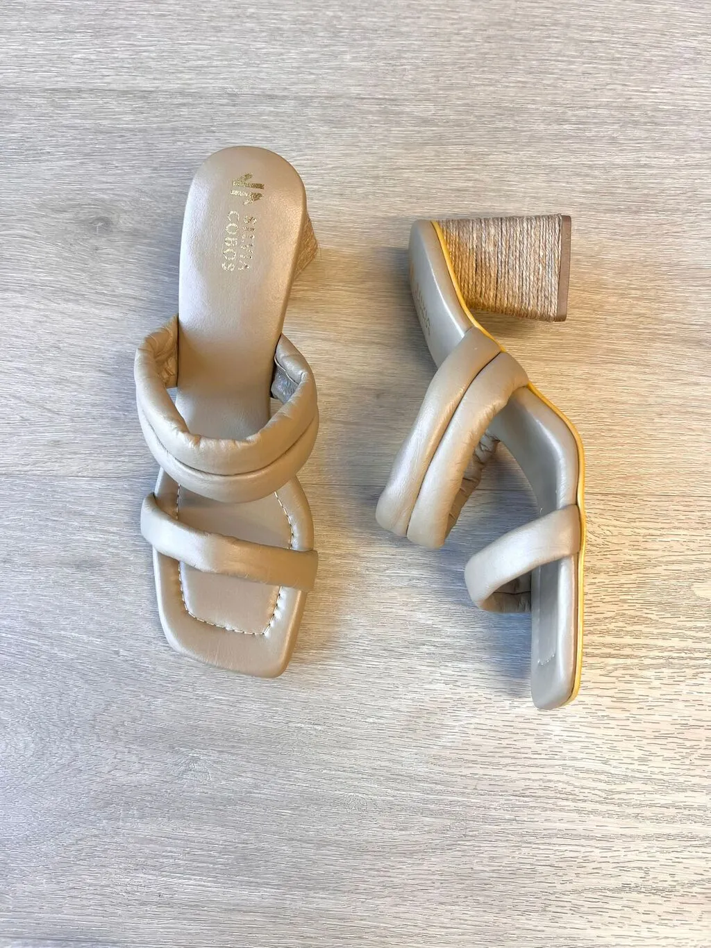 Silvia Cobos Gina Block Heel Beige