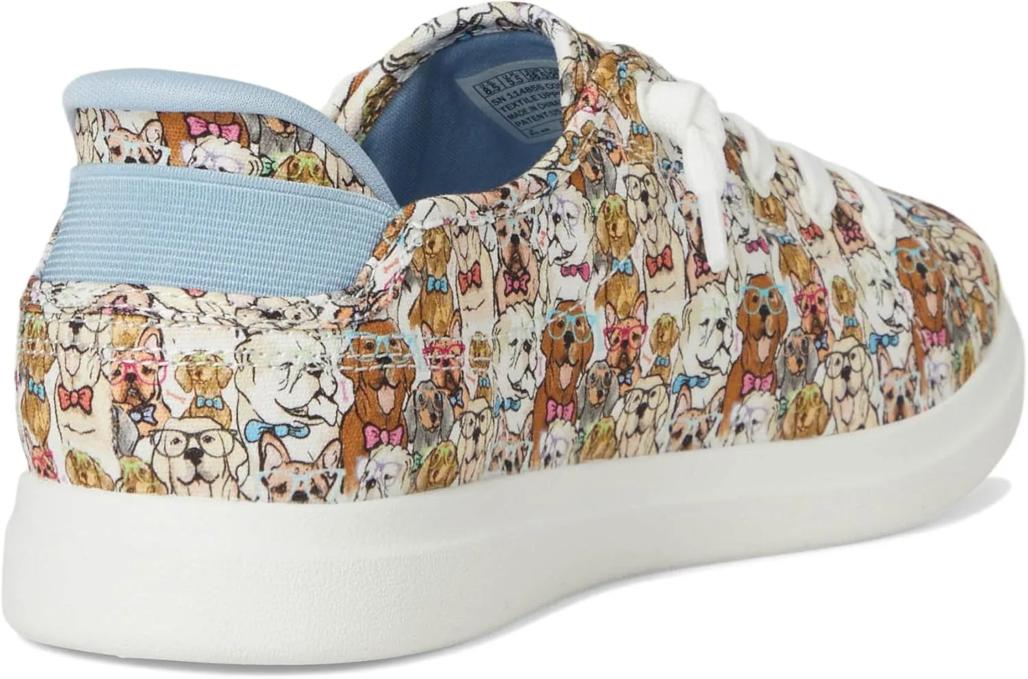 Skechers Women's Bobs D'vine-Preppy Pup Hands Free Slip-ins Sneaker