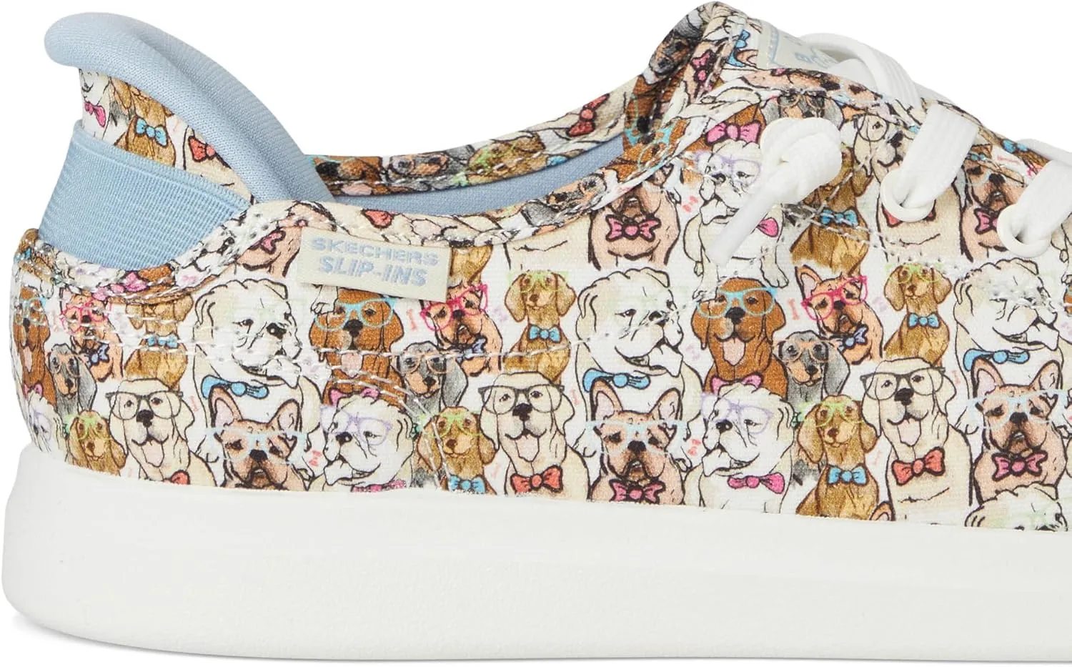 Skechers Women's Bobs D'vine-Preppy Pup Hands Free Slip-ins Sneaker
