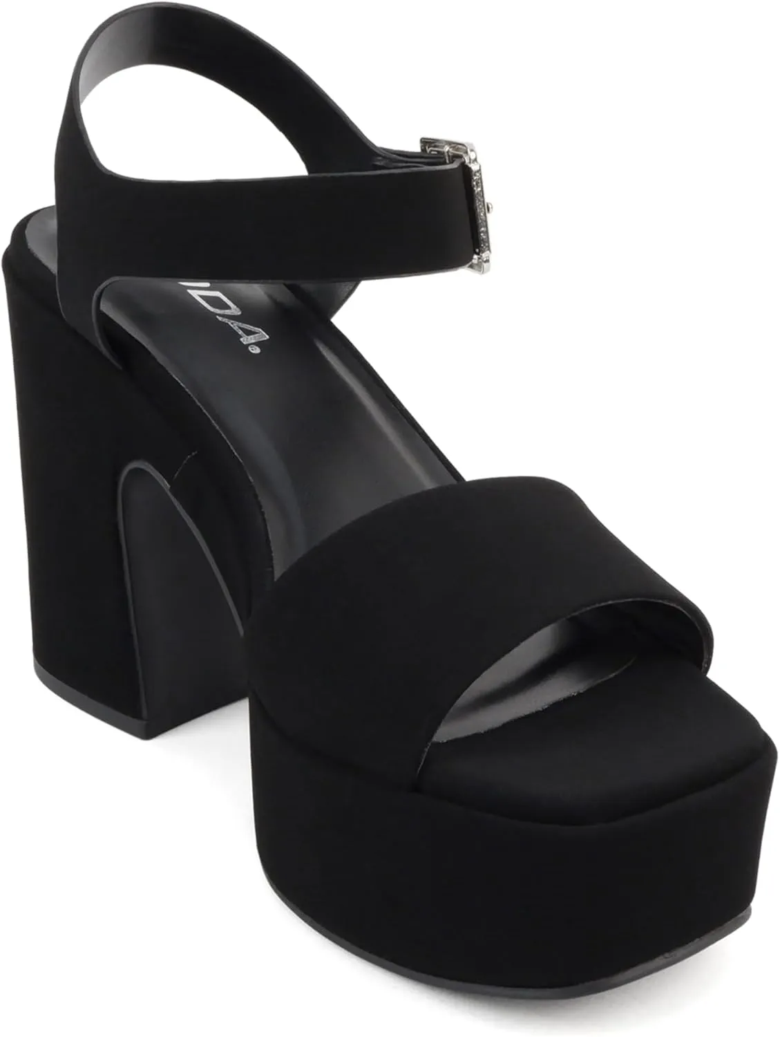 Soda Launch ~ Women Open Toe Ankle Strap Platform Chunky High Heeled Sandal