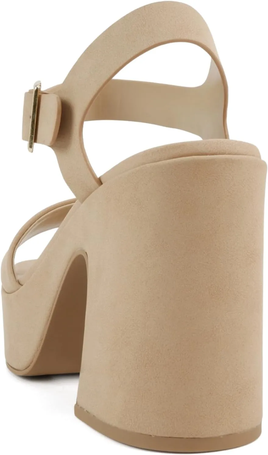 Soda Launch ~ Women Open Toe Ankle Strap Platform Chunky High Heeled Sandal