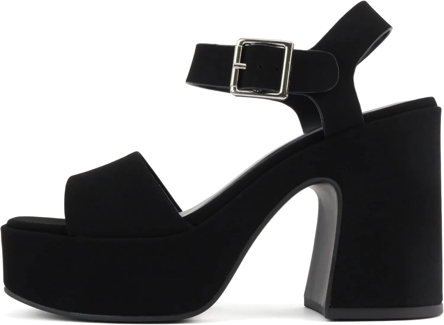 Soda Launch ~ Women Open Toe Ankle Strap Platform Chunky High Heeled Sandal
