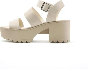 Soda Sandals Nude Account Rounded Strap Seasonal promotion Toe Heeled Block Open Virtual reality Strappy Ankle
