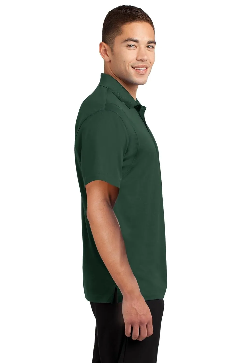 SPORT-TEK Men's Tall Micropique Sport Wick Polo 4XLT Forest Green