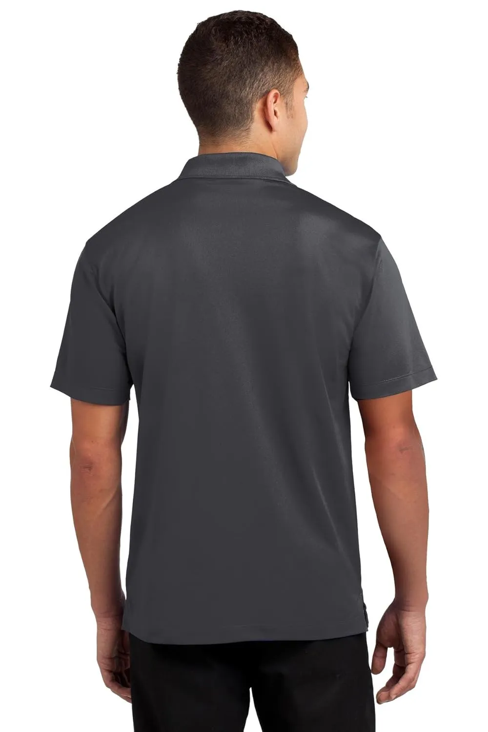 SPORT-TEK Men's Tall Micropique Sport Wick Polo LT Iron Grey