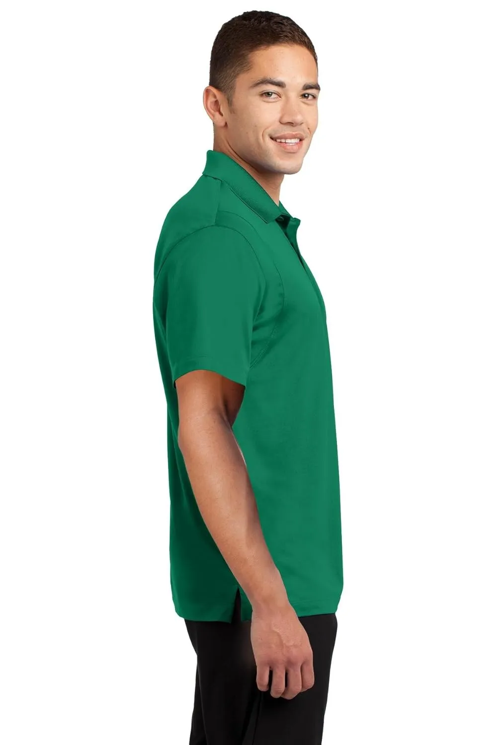 SPORT-TEK Men's Tall Micropique Sport Wick Polo XLT Kelly Green
