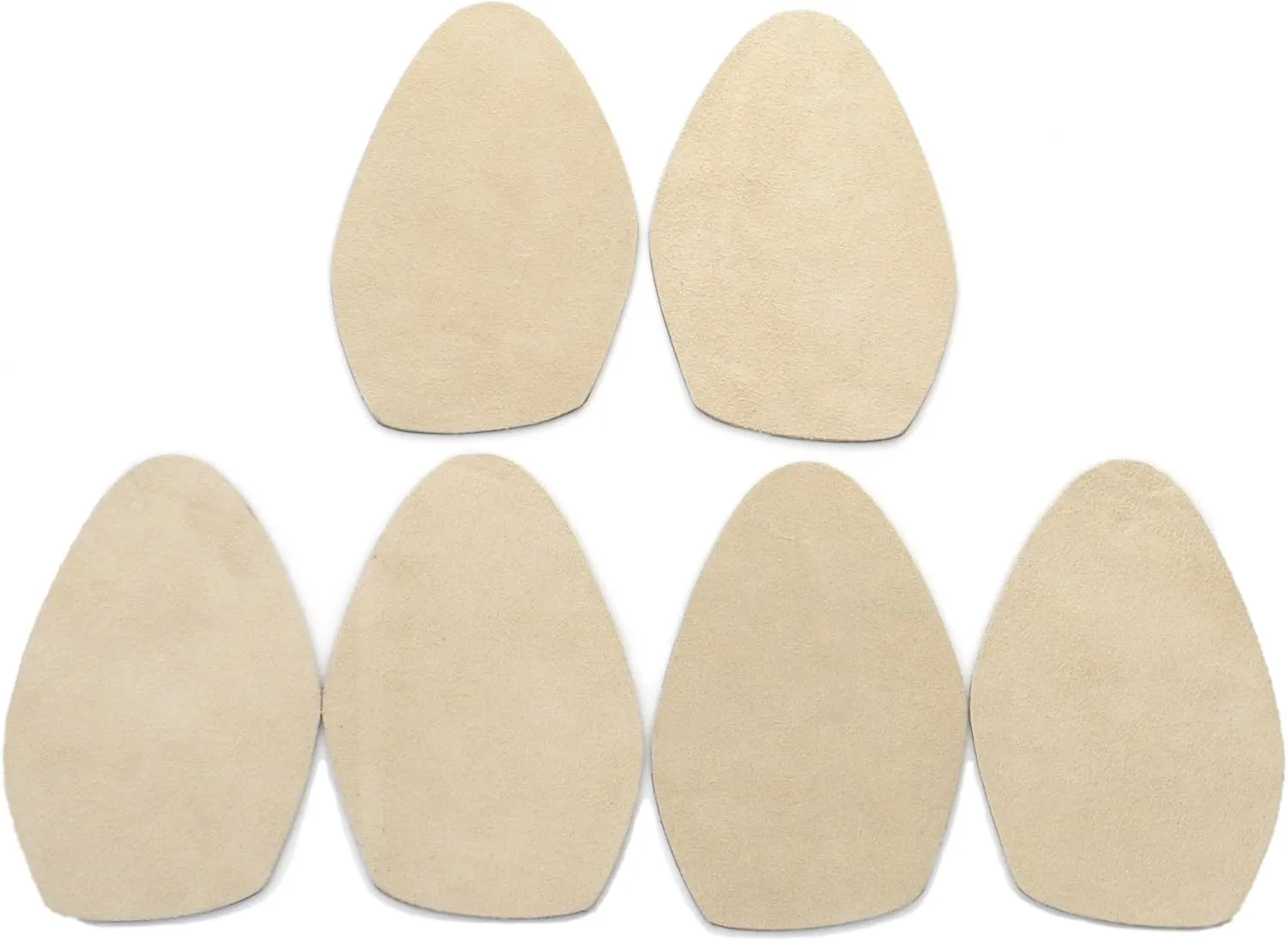 Stick-on suede soles for high-heeled shoes, with industrial-strength adhesive backing. Resole old dance shoes or convert your favorite heels to perfect dance shoes [SUEDE-LA-r02]