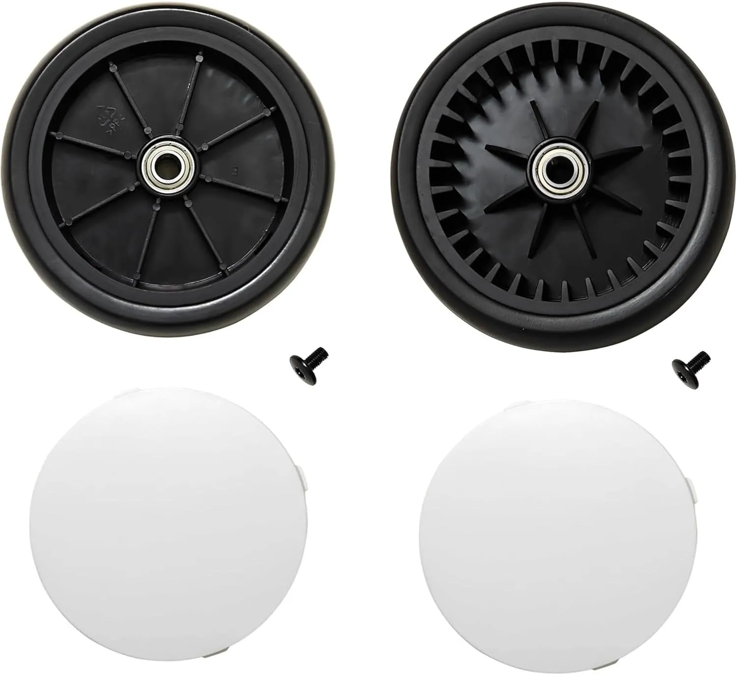 Stroller Bearing Wheel, Rear Wheel Replacement Compatible for Babyzen YOYO2 YOYO 6 , 2 Pack