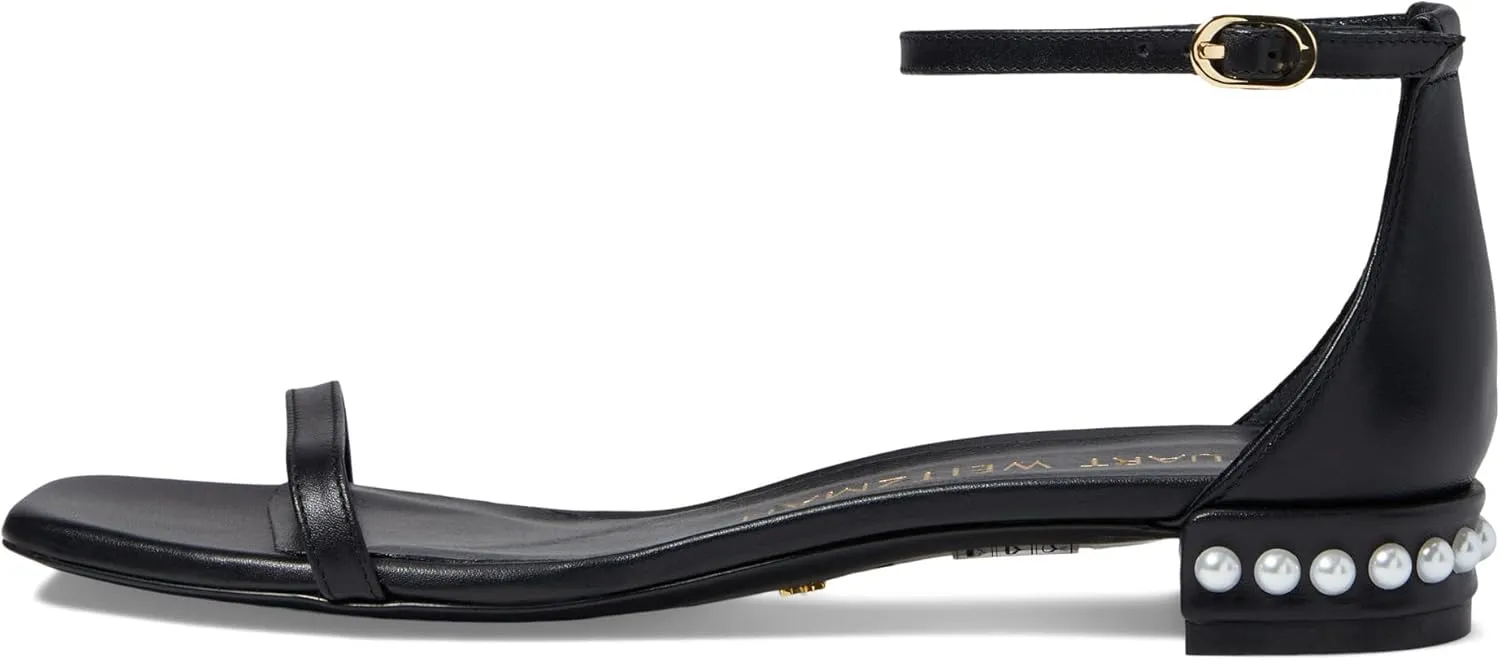 Stuart Weitzman Nudistcurve Pearl Flat Sandal
