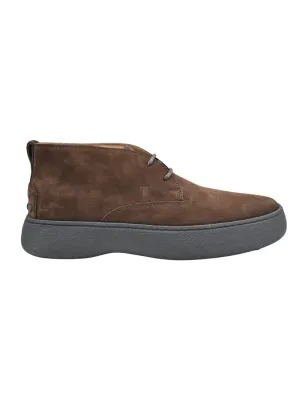 Suede Brown Flat Shoes
